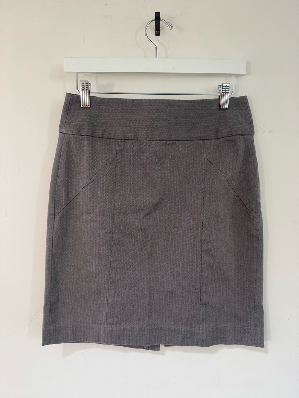 Banana Republic Gray Pencil Skirt